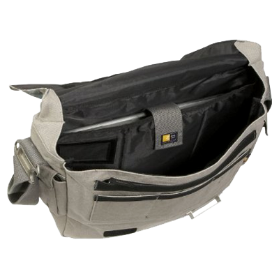 Fullsize Canvas Messenger Bag with Laptop Storage